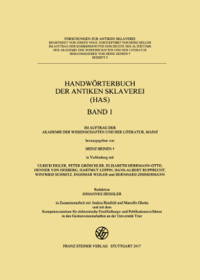 Handbuch der antiken Sklaverei (HAS)