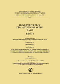 Handbuch der antiken Sklaverei (HAS)